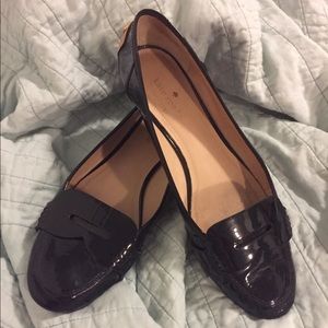 Kate Spade New York black slide ons